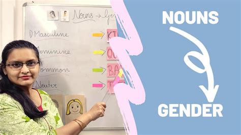 Nouns Gender English Grammar Youtube