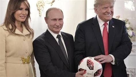 Vladimir Putin Soccer Ball T To Donald Trump Gets Security Check