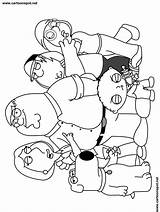 Coloring Pages Guy Family Cartoon Printable Color Chris Brian Lois Stewie Meg Griffin Drawing Peter Cartoons Comments Kids sketch template