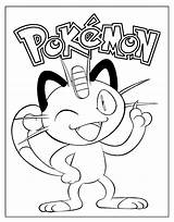 Coloring Pages Pokemon Meowth Colorear Printable Sheet Sheets Para Book Dibujos Detailed Slowpoke Imágenes Kids Visit Monferno Getdrawings Mewtwo sketch template