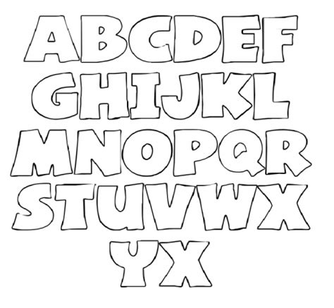 stencil alphabet  printable printable templates