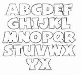 Printable Stencil Letters Alphabet Letter Template Stencils Bubble Templates Cute Small Font Coloring Block Printablee Abc Via sketch template