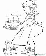 Birthday Coloring Pages Printable sketch template