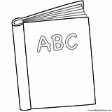 Book Coloring Abc Cover School Drawing Printable Books 100th Pages Bigactivities Alphabet Getdrawings Activity Printablee Letter sketch template