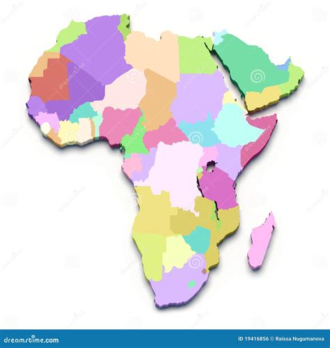 africa color map stock illustration illustration  egypt
