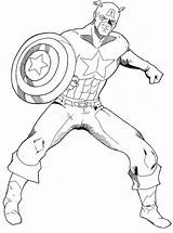 America Captain Coloring Pages Printable Coloringme Marvel sketch template