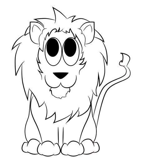 draw  cartoon lion draw central
