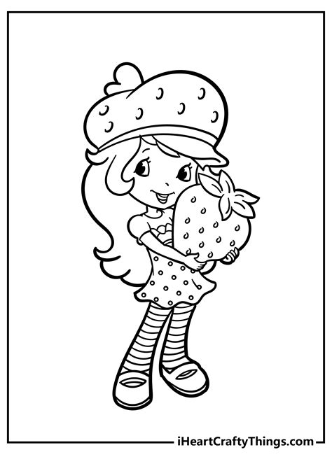 coloring page strawberry shortcake home design ideas