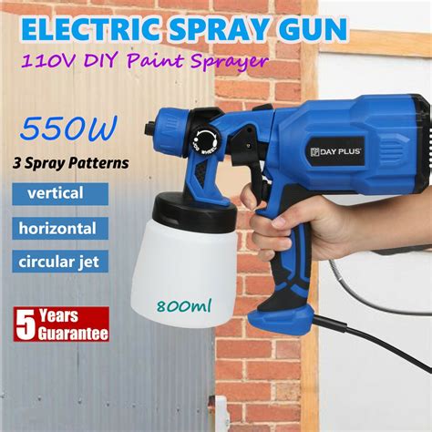 paint sprayer spray gun airless hvlp electric  car spraygun fence wall floor walmartcom