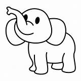 Elefante Dibujos sketch template