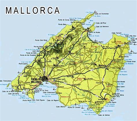 map  mallorca map  majorca