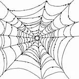 Spider Web Drawing Coloring Pages Simple Kids Printable Paper Spiderweb Webs Draw Template Use Background Inks Tiddly Clipart Halloween Freebie sketch template