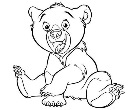 bear coloring pages printable