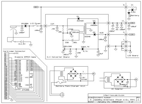 gameboy power cartridge schematic  repository circuits  nextgr