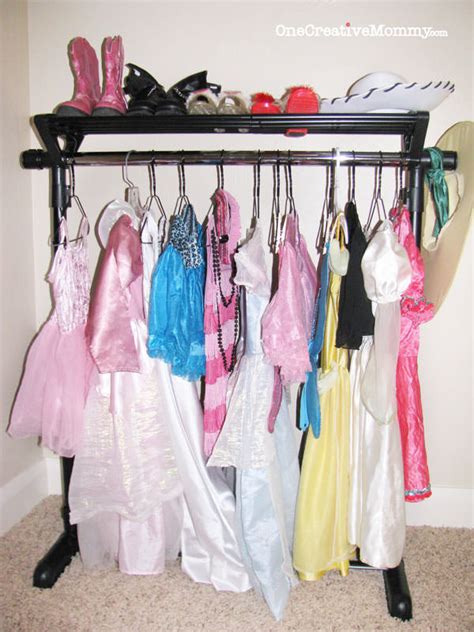 dress  storage ideas  kids onecreativemommycom