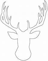 Coloring Pages Deer Head Getcolorings Printable Deere sketch template