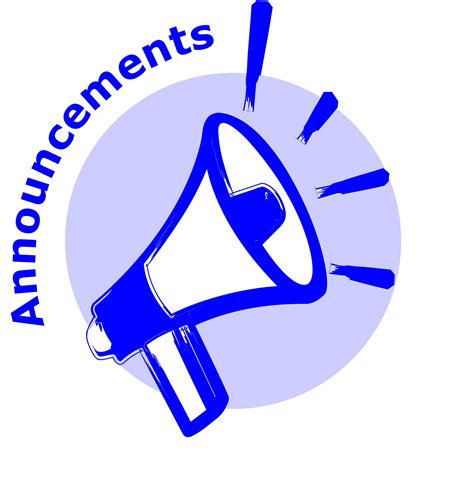 announcement clipart clip art library