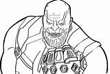 Avengers Coloring Pages Thanos Infinity Kids Printable Adults Pdf Glove Gauntlet Color sketch template