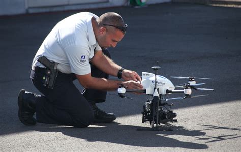 police drone ready  takeoff altigator drone uav technologies