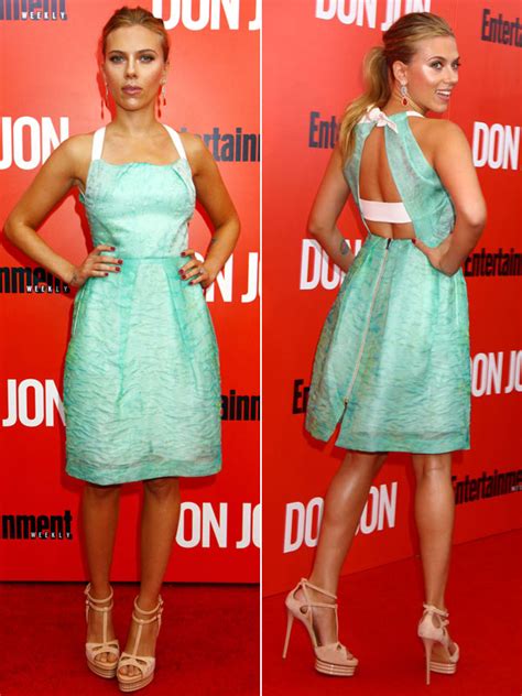 Scarlett Johansson’s ‘don Jon’ Premiere Dress See Her