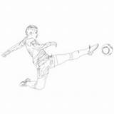 Coloring Soccer Pages Players Rodrigez James Hellokids Printable sketch template