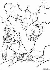 Coloring Pages Bear Brother Explosion Book Info Bomb Getcolorings Brothe Forum sketch template