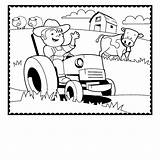 Coloring Pages Tractor Farm Farmer Cow Printable Animals Agriculture Trailer Preschool Coloring4free Preschoolers Crafts Diy Kids Activities Animal Toddlers Drawing sketch template