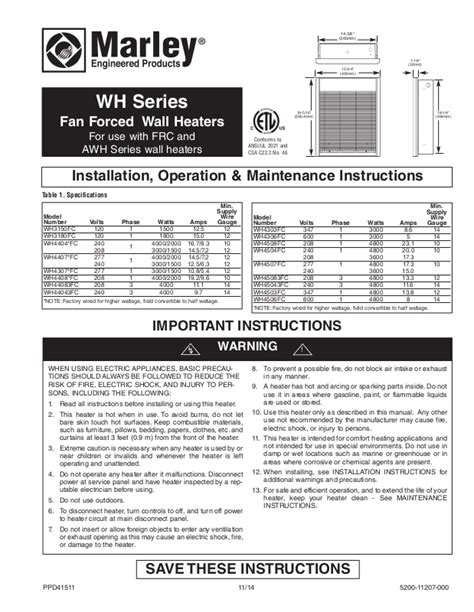marley engineered products whfc whfc whfc whfc whfc installation manual