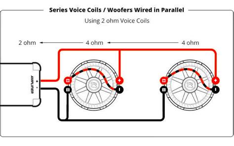 dual voice coil  ohm wiring