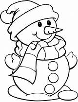 Snowman Blank Coloring Pages Getdrawings sketch template