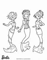 Mermaid Coloring Pages Tail Getcolorings sketch template
