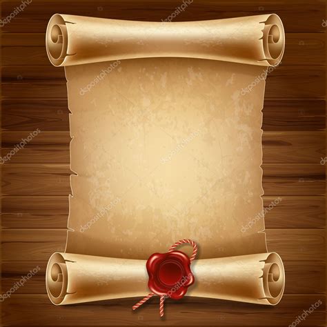 scroll paper stock vector  pazhyna