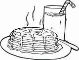 Coloring Pages Food Pancake Pancakes Printable Realistic Print Fall Color Drawing Autumn Getdrawings Shopkin Getcolorings Size sketch template