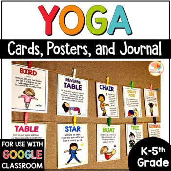 yoga cards  kids yoga pose cards printable yoga cards  digital