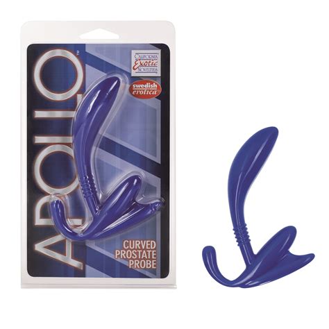 Apollo Curved Prostate Probe Blue Kinky Fetish Store