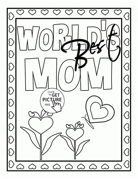 worlds  mom coloring pages
