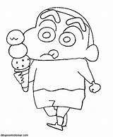 Shin Pintar Doraemon Shinchan Sinchan Helados Result Agrandar sketch template