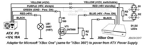 xbox power supply wiring diagram wiring diagram