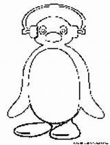 Coloring Pages Pingu Cartoons Fun sketch template