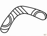 Boomerang Aboriginal Supercoloring sketch template
