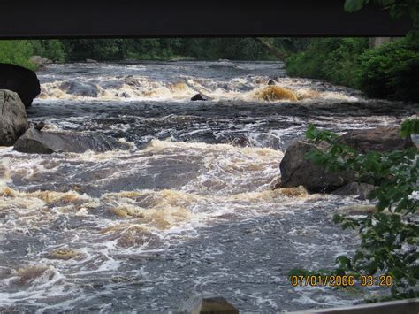 Harrisville Ny July 2006 View Of Rapids On Oswegatchie
