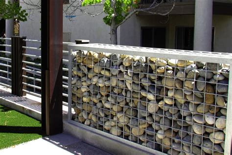 contoh pagar rumah  batu alam minimalis  modern  bagus