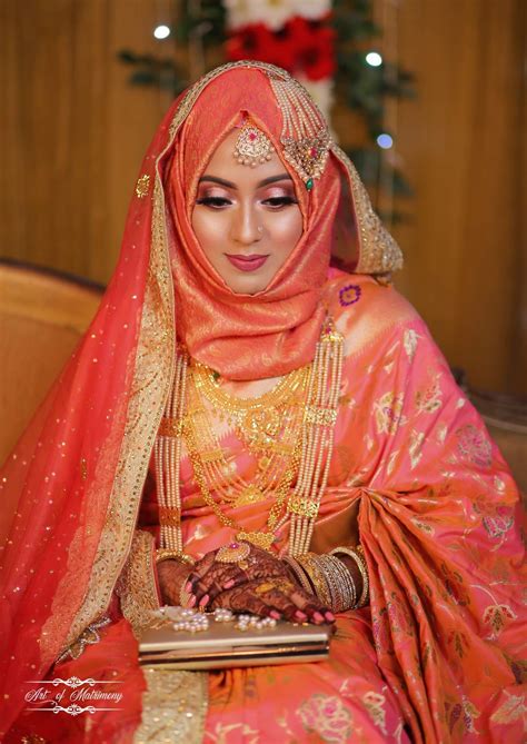 Hijab Muslim Bride In Saree