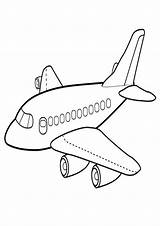 Pesawat Mewarnai Terbang Jet sketch template