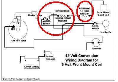 ford   volt coil wiring diagram wiring diagram