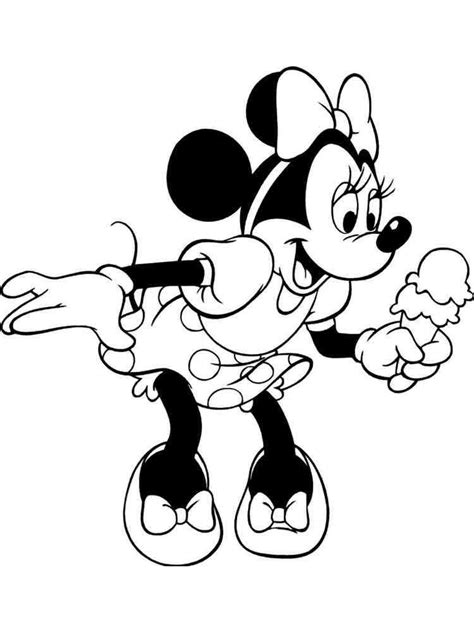 disney minnie mouse coloring pages  printable disney minnie mouse