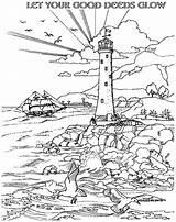 Coloring Lighthouse Pages Realistic Lighthouses Color Drawing Printable Print Carolina North Michigan Adult House Book Colouring Sheet Kids Getcolorings Light sketch template