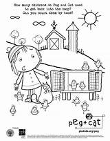 Coloring Pages Pbs Peg Cat Kids Plus Choose Board Sheets Activity sketch template