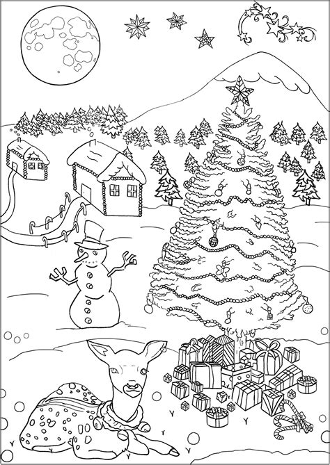 christmas coloring pages  kids lundskovinfo