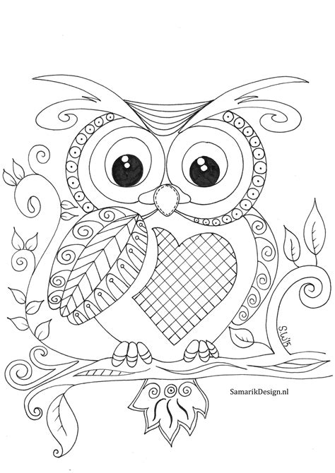 owl mandala coloring sheet todd waggoners coloring pages
